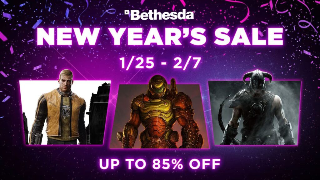 Bethesda New Year's Sale Discounts 12 Nintendo Switch Games