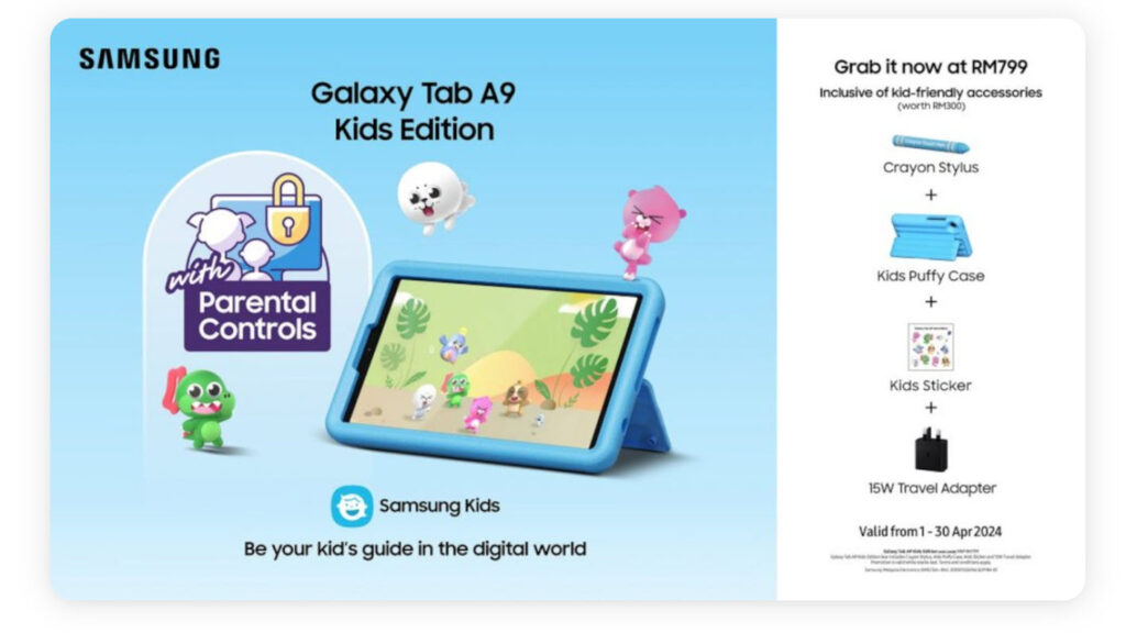 Samsung Galaxy Tab A9 Kids Edition Tablet Launched; Comes With Lots of Bonuses